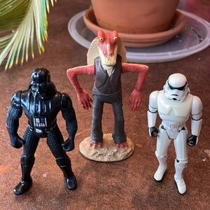 Jar Jar‎ Binks Star Wars Action Figures Vintage